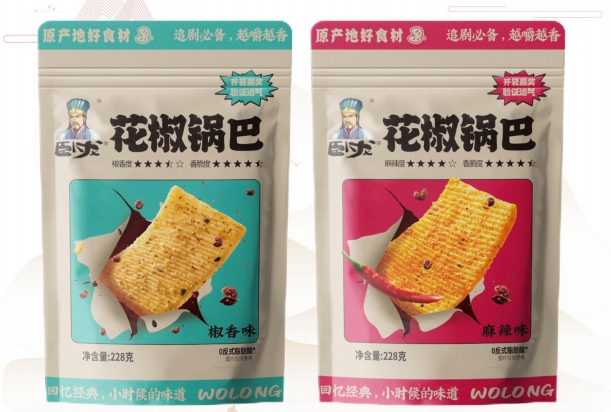 臥龍花椒鍋巴228g